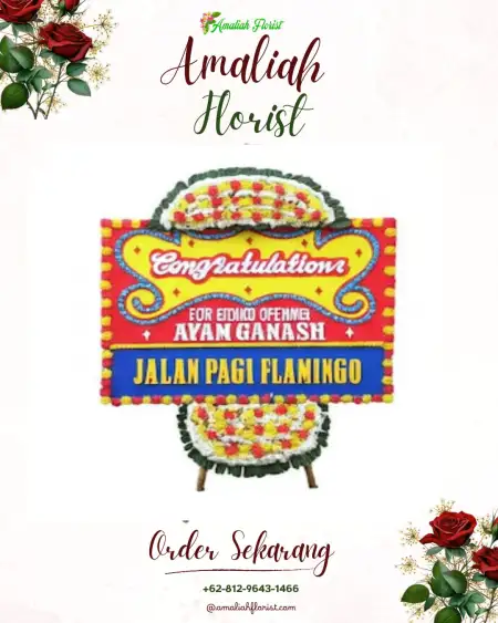 Sewa Papan Bunga Sikapak Timur